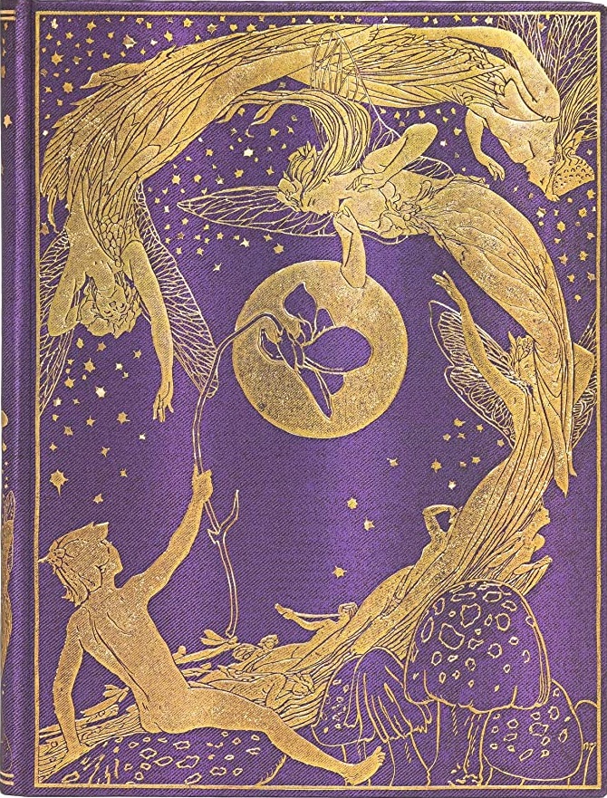 Carnețel Paperblanks Violet Fairy - 18 х 23 cm, 72 de coli de hârtie, cu linii largi