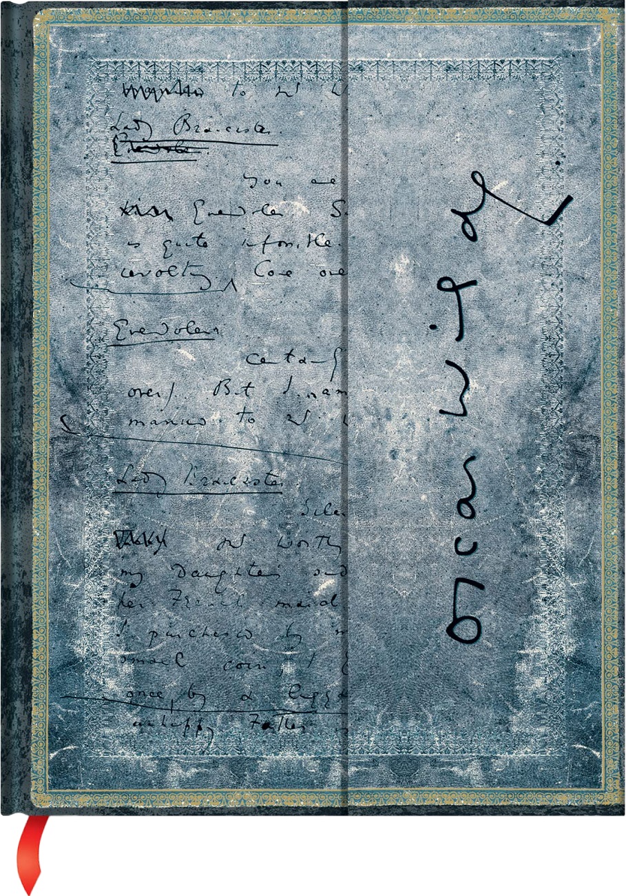 Carnețel Paperblanks Wilde - 13 x 18 cm, 72 de coli de hârtie, cu linii largi