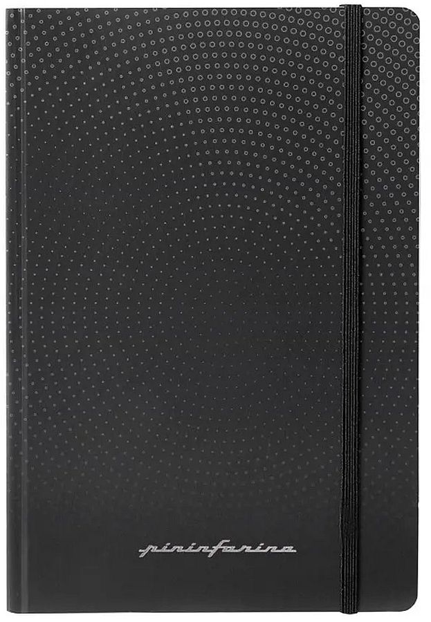 Agendă Pininfarina - Negru, neliniat, hârtie de piatră