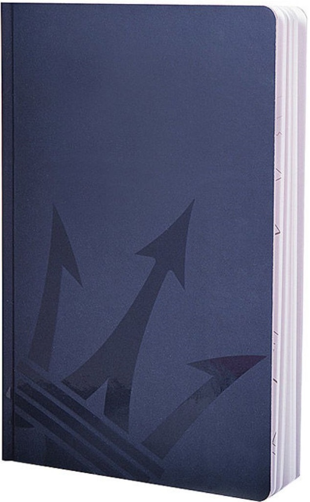 Agenda Pininfarina Maserati Edition - Albastru închis, 64 foi, cu linii