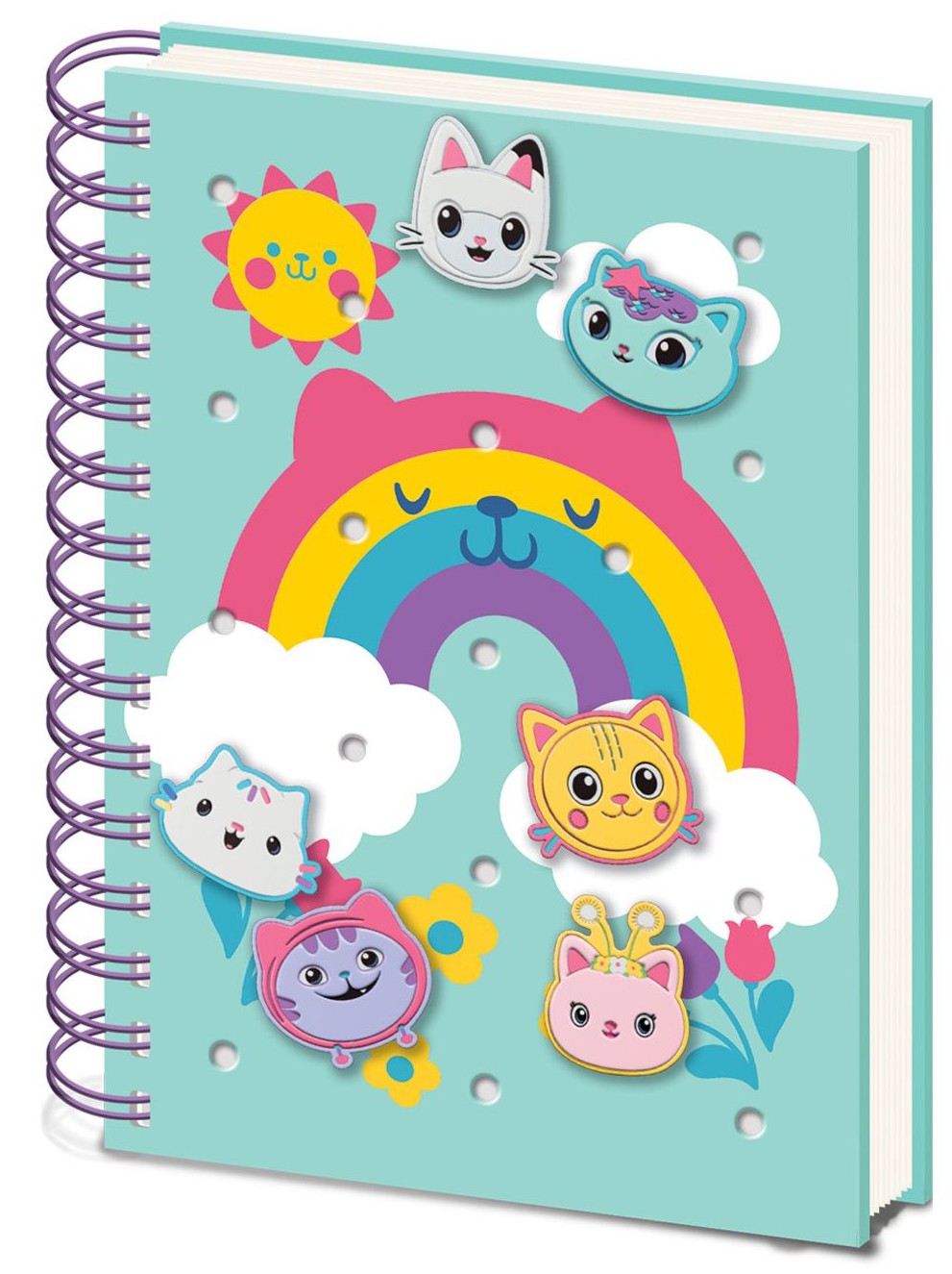 Agendă Pyramid Animation: Gabby's Dollhouse - Bold (Silicone Charm), format A5