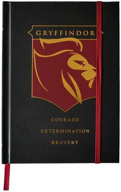 Caiet cu semn de cărți CineReplicas Movies: Harry Potter - Gryffindor, format A5