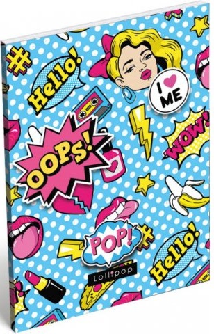 Carnetel A7 Lizzy Card - Lollipop Pop