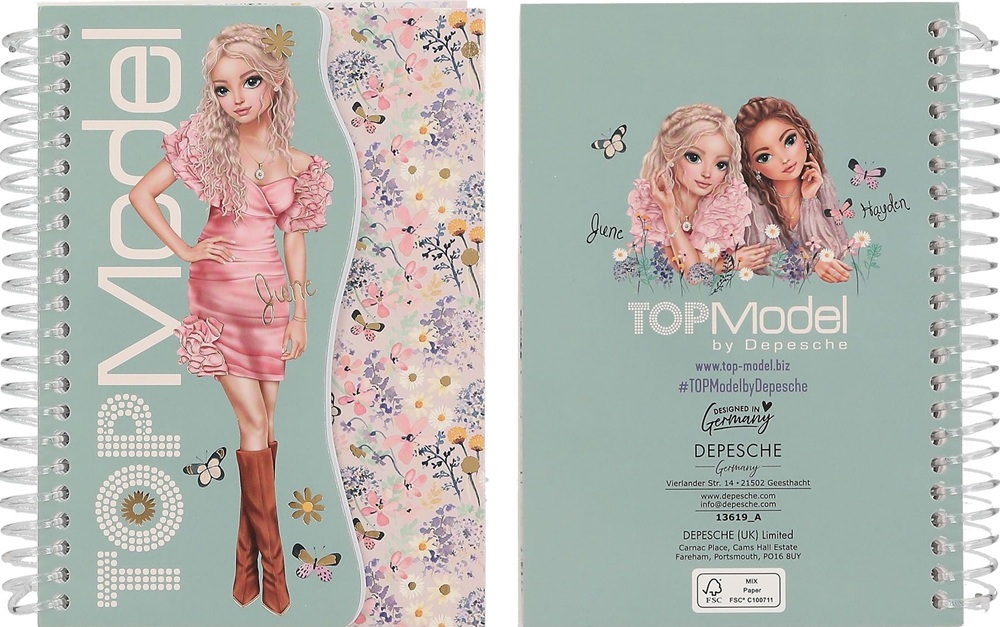 Agendă cu spirală Depesche TopModel - Sortiment