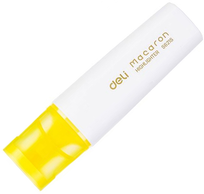 Marcator text Deli Macaron - ES621S, galben pastel