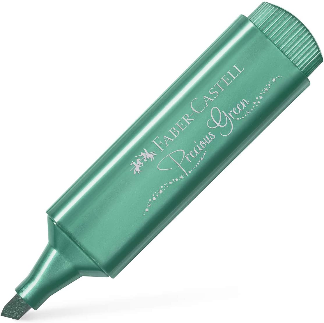 Marker text Faber-Castell 1546 - Verde metalic