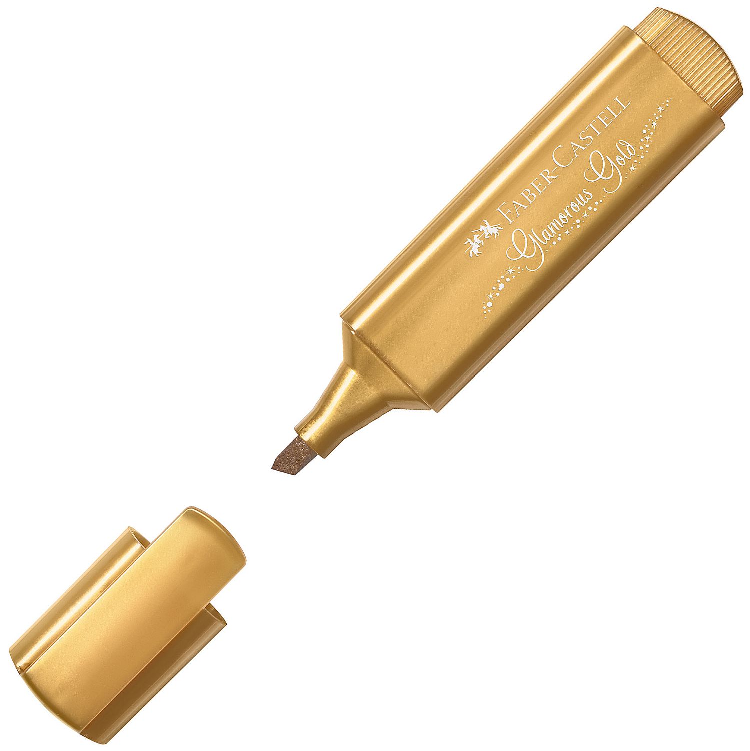Text marker Faber-Castell 1546 - metalic auriu