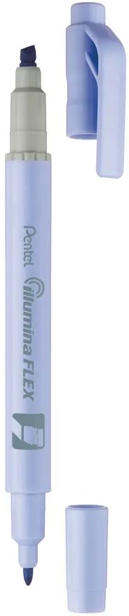 Textmarker Pentel Illumina Flex - Albastru