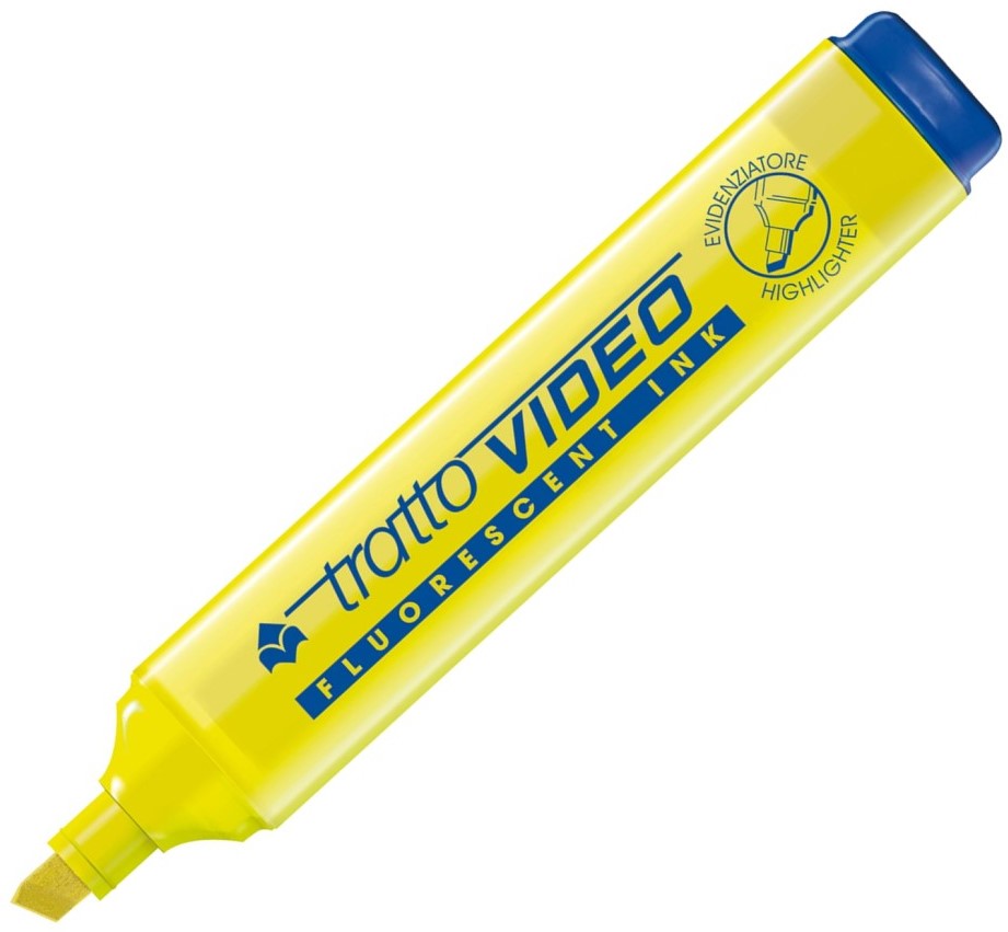 Marcator de text  Tratto Video - Galben