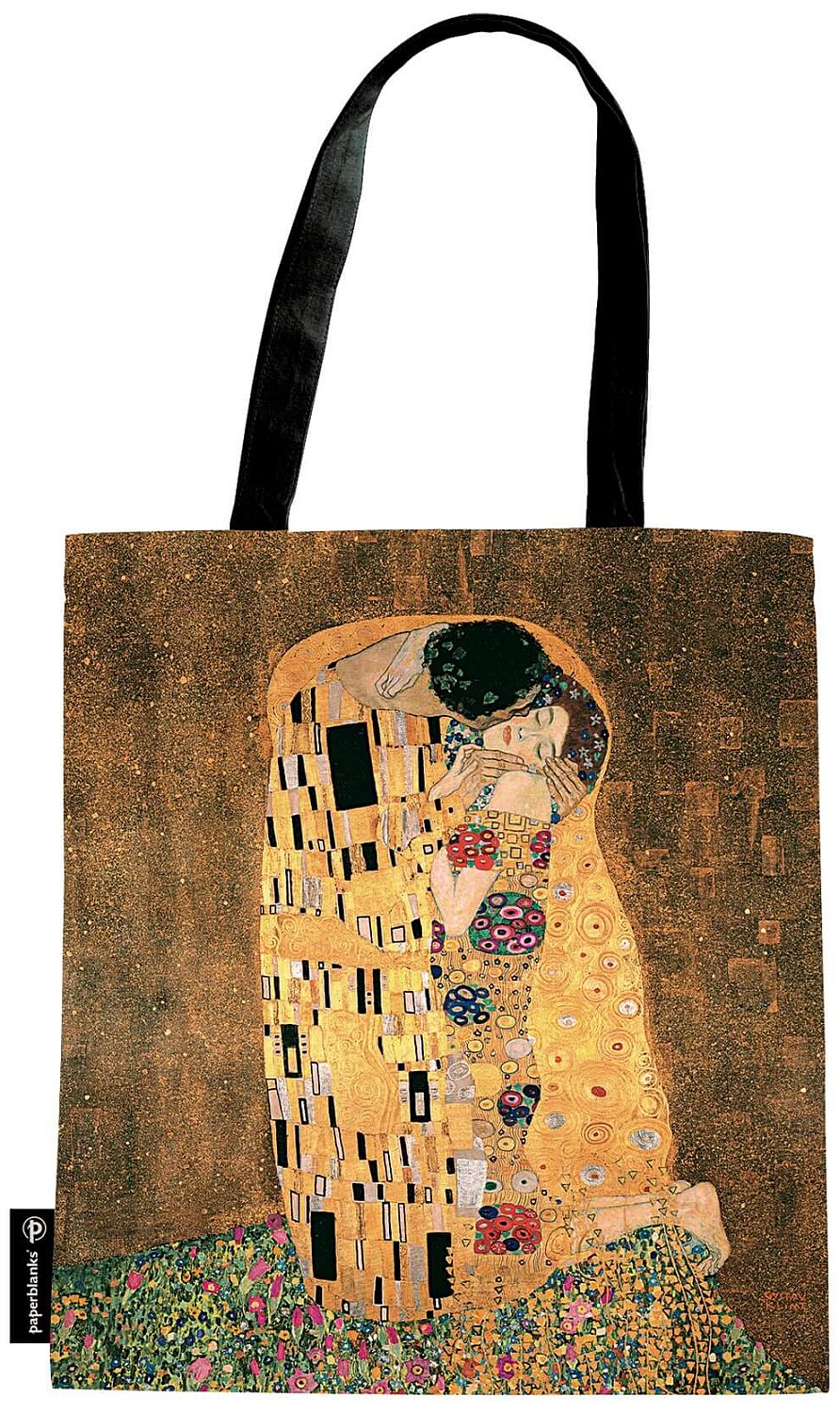 Geantă textilă Paperblanks Klimt - The Kiss