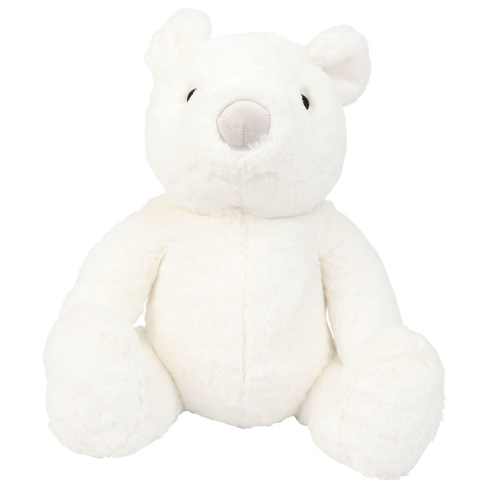 Jucărie textilă Widdop Bambino - Urs alb, 31 cm