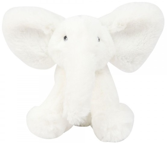Jucarie textila Widdop - Bambino, White Elephant, 13 cm