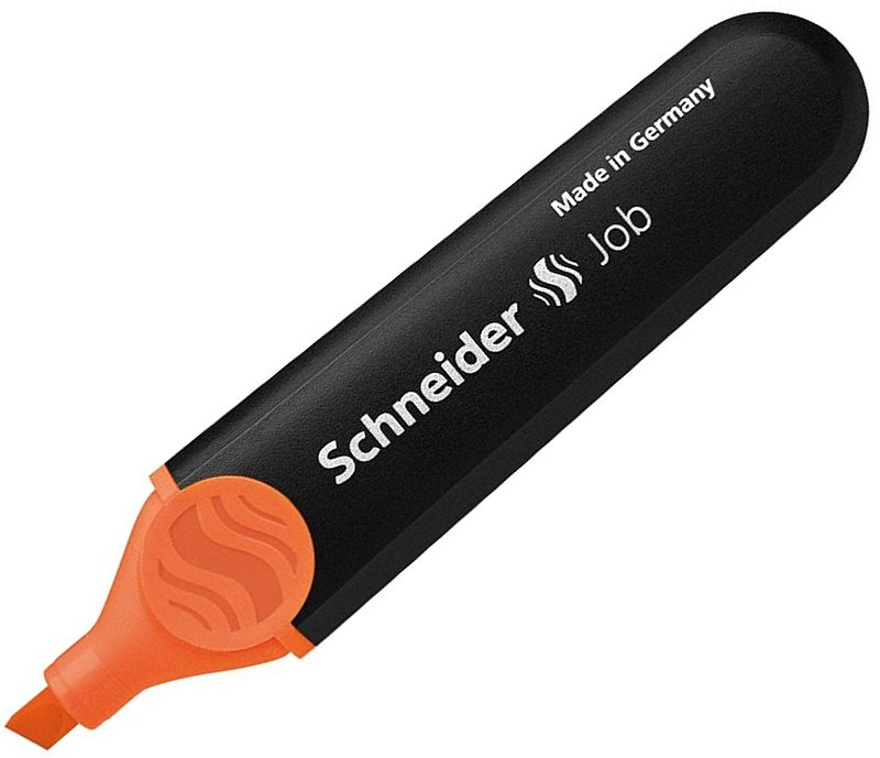 Marker text Schneider Job - Portocaliu