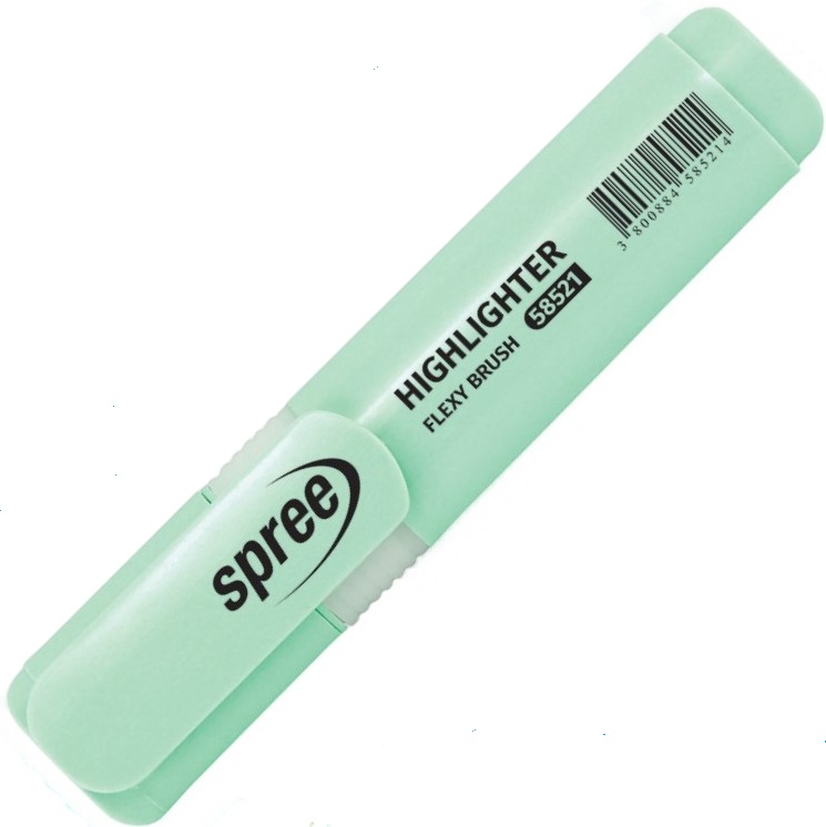 Marker text Spree Flexy Brush -  Pastel, rezedă