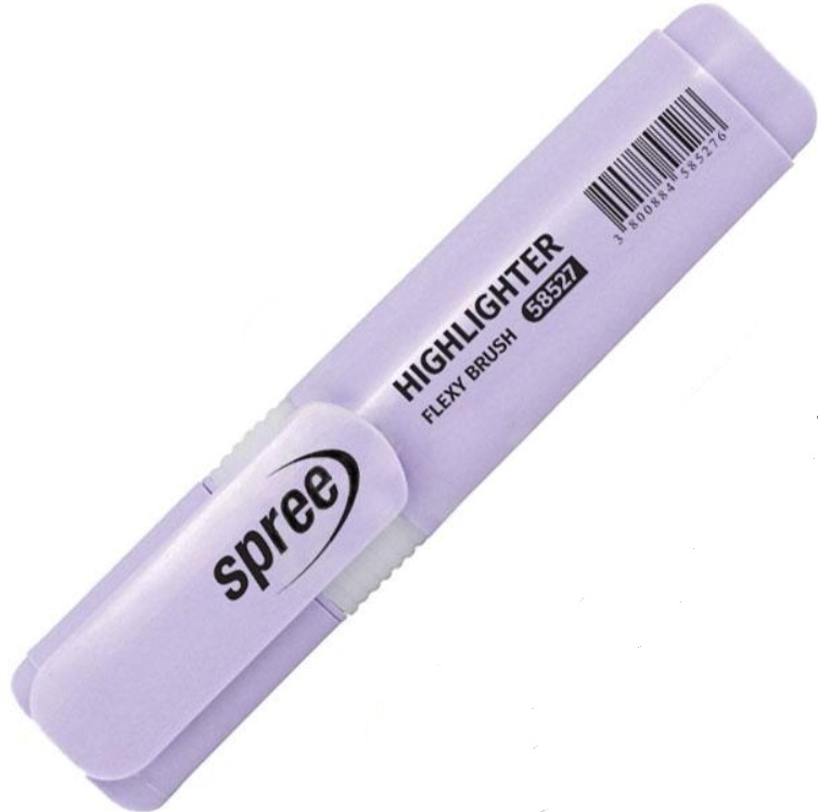 Marker text Spree Flexy Brush - Pastel, violet