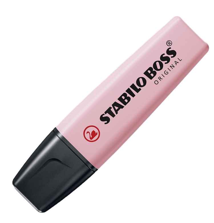 Marker text Stabilo Boss Original - Pastel, roz