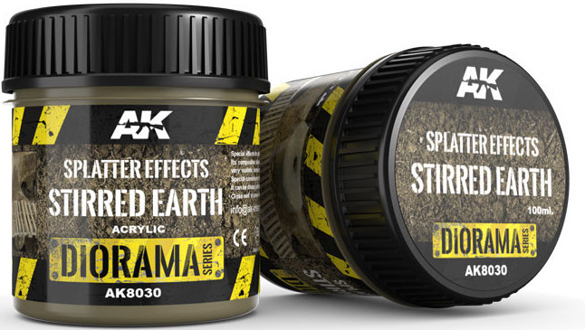 Produs texturant AK Interactive - Efect de stropire de noroi (AK8030) (100 ml, acril)