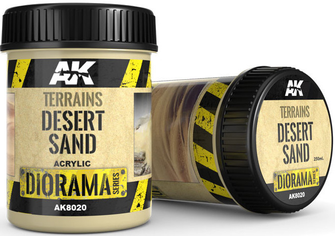 Produs texturant AK Interactive - Textura terenului: Nisip de deșert (AK8020) (250 ml, acril)