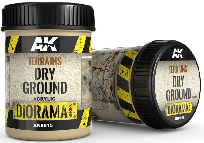Produs texturant AK Interactive - Textura terenului: Sol uscat (AK8015) (250 ml, acril)