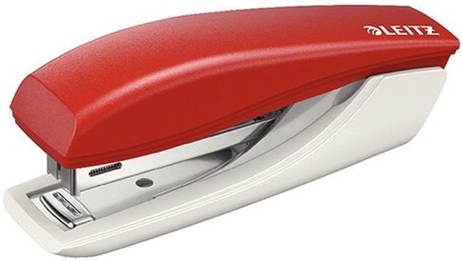 Capsator Leitz №10, până la 10 foi, roșu