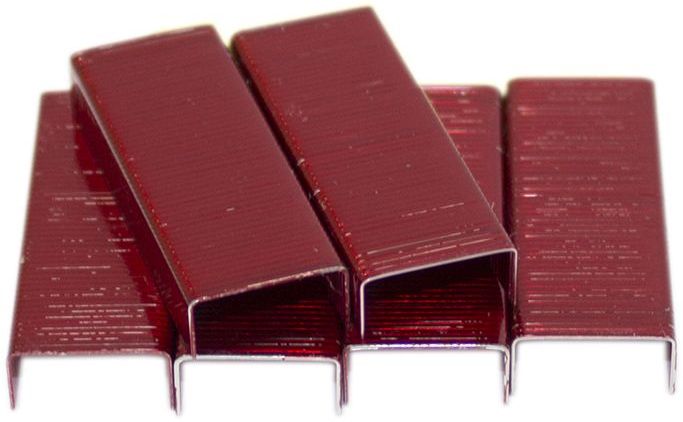 Capse pentru capsator Kangaro - №10, rosu, 1000 buc