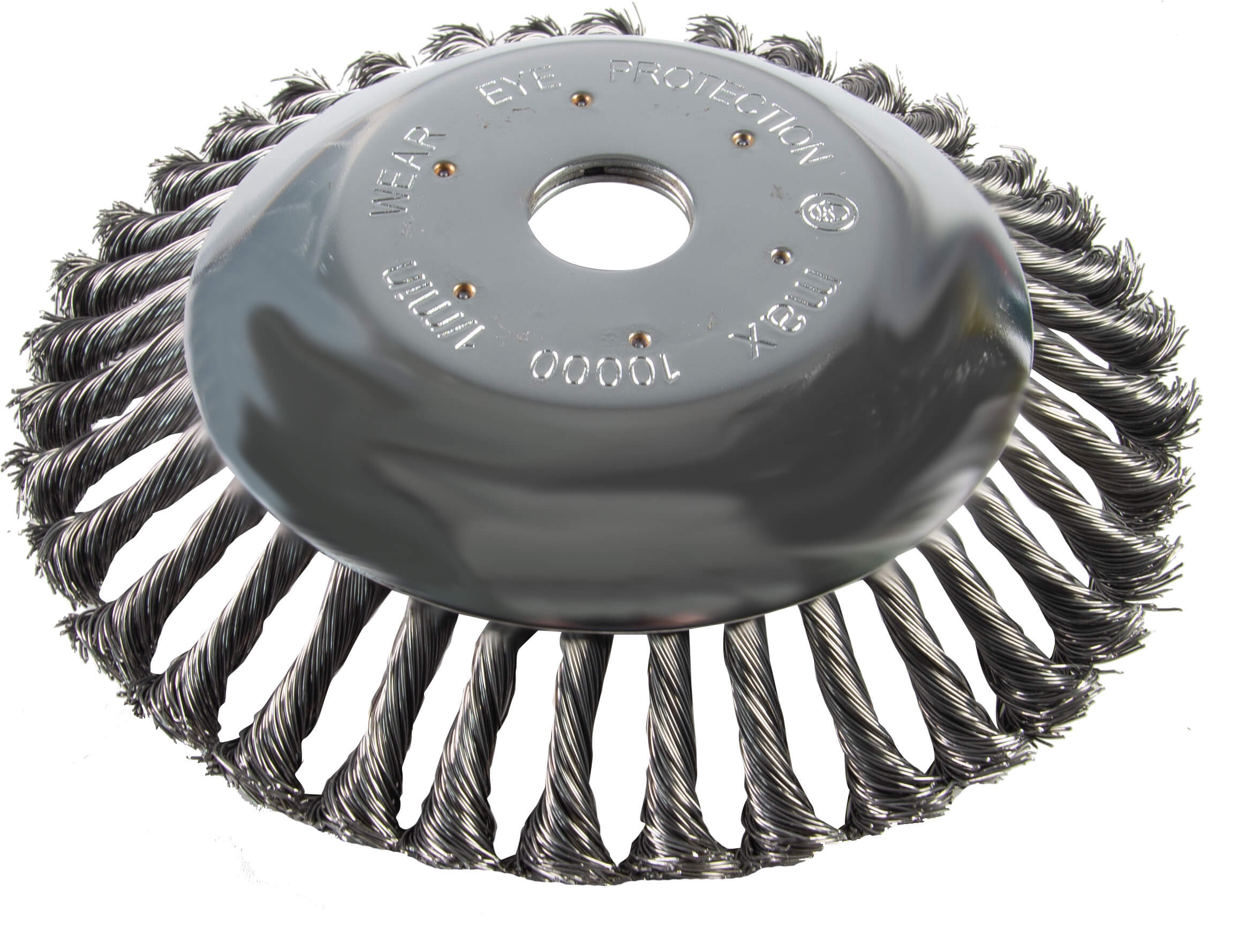Perie de sârmă pentru motocositoare Raider - Ø 200 mm x Ø 25.4 mm