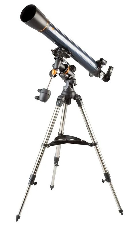 Telescop Celestron - AstroMaster 90EQ, AC 90/1000, albastru închis