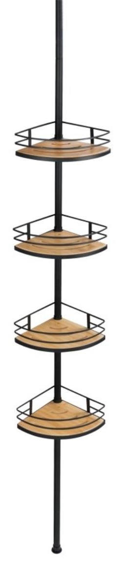 Raft telescopic pentru baie Wenko - Dolcedo, 4 nivele, 31 x 65-275 x 23 cm