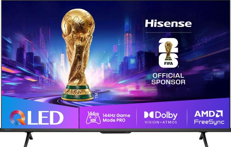 Televizor smart Hisense - E7Q Pro, 43'', QLED, 4K, 144Hz, negru