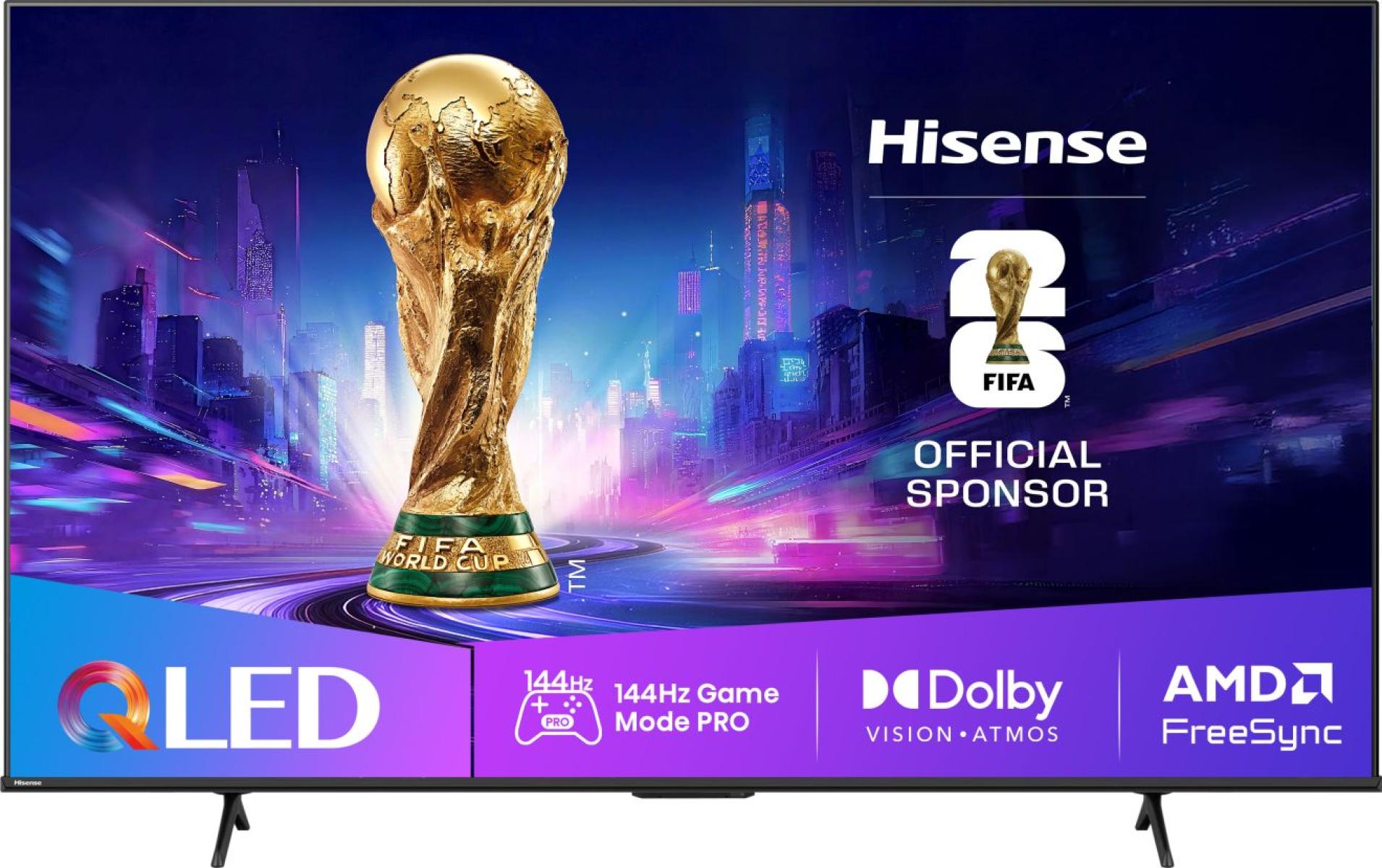 Televizor smart  Hisense - E7Q Pro, 65'', QLED, 4K, 144Hz, negru