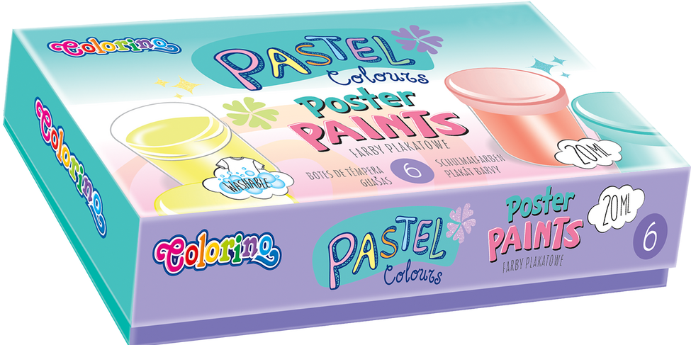 Tempera Colorino Pastel - 6 culori х 20 ml