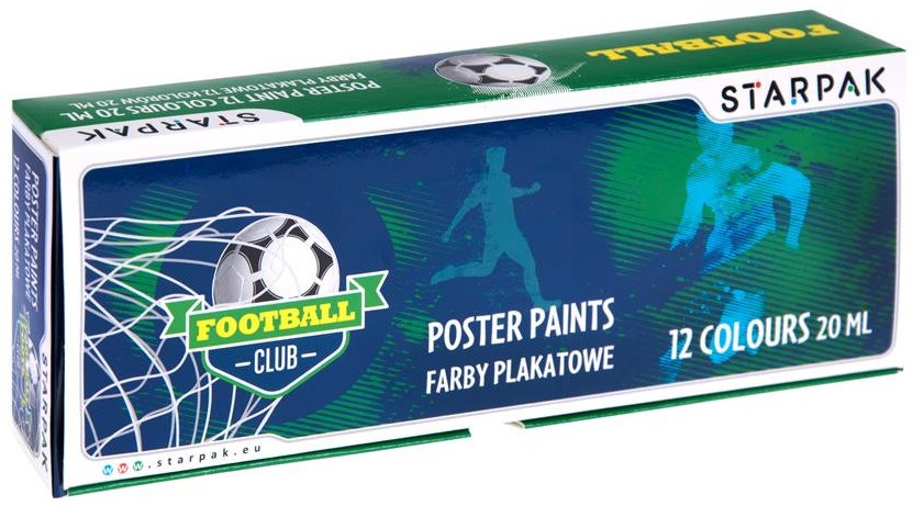 Culori tempera Starpak Football - 12 culori