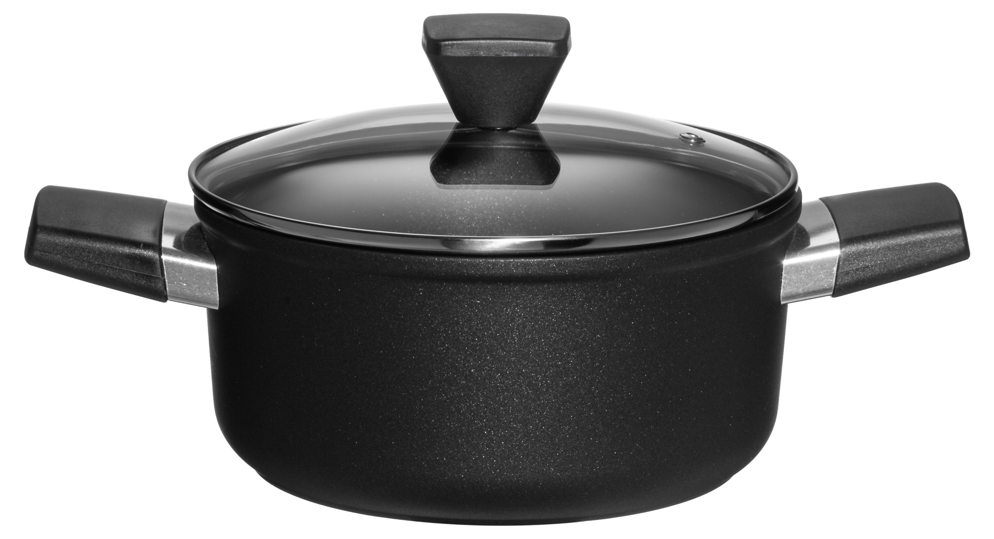 Oală Maku - Graphene, cu capac, 20 cm, 2.7 l
