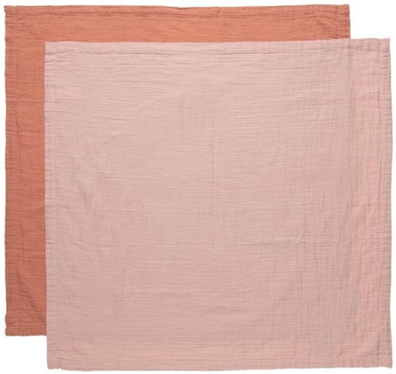 Scutece finet Bebe-Jou - Pure Cotton Pink, 70 х 70 cm, 2 buc