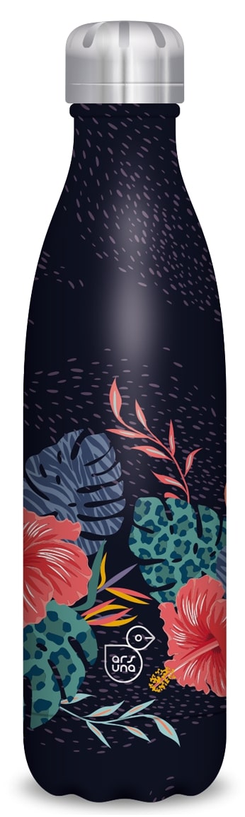 Sticlă termică Ars Una - Aloha Night, 500 ml