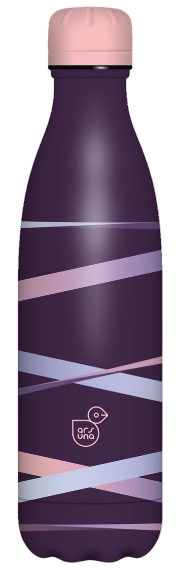 Sticlă termică Ars Una - Ribbon Purple, 500 ml
