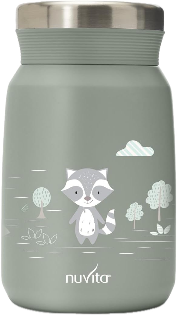 Cutie termică pentru alimente Nuvita - 500 ml, Sage Green