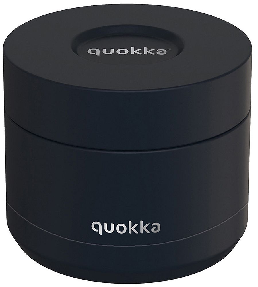 Borcan termos pentru alimente Quokka Whim - Negru, 360 ml