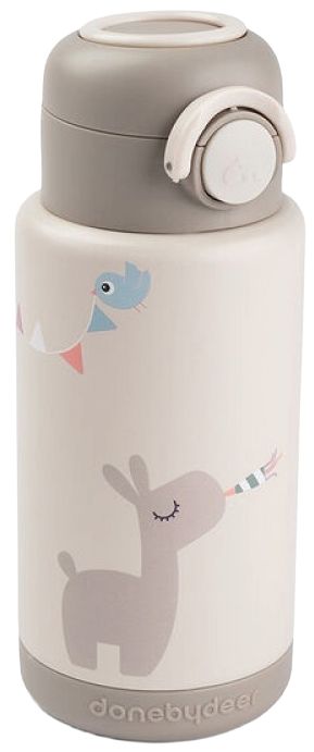 Sticlă termos Done by Deer - Celebration, Sand, 340 ml
