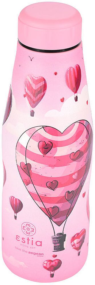Sticlă termică Estia Save the Aegean - Love Ascend, 500 ml