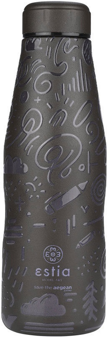 Sticlă termică Estia Save the Aegean - Noir Echo, 500 ml