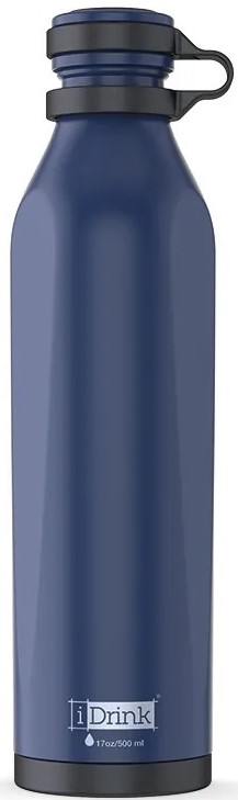 Sticlă termică I-Total B-EVO - 500 ml, albastru închis