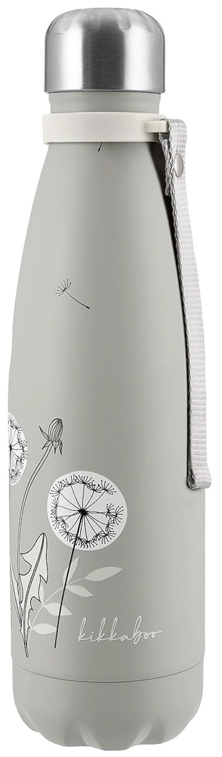 Sticlă termică  KikkaBoo - Flora, 500 ml, Sand