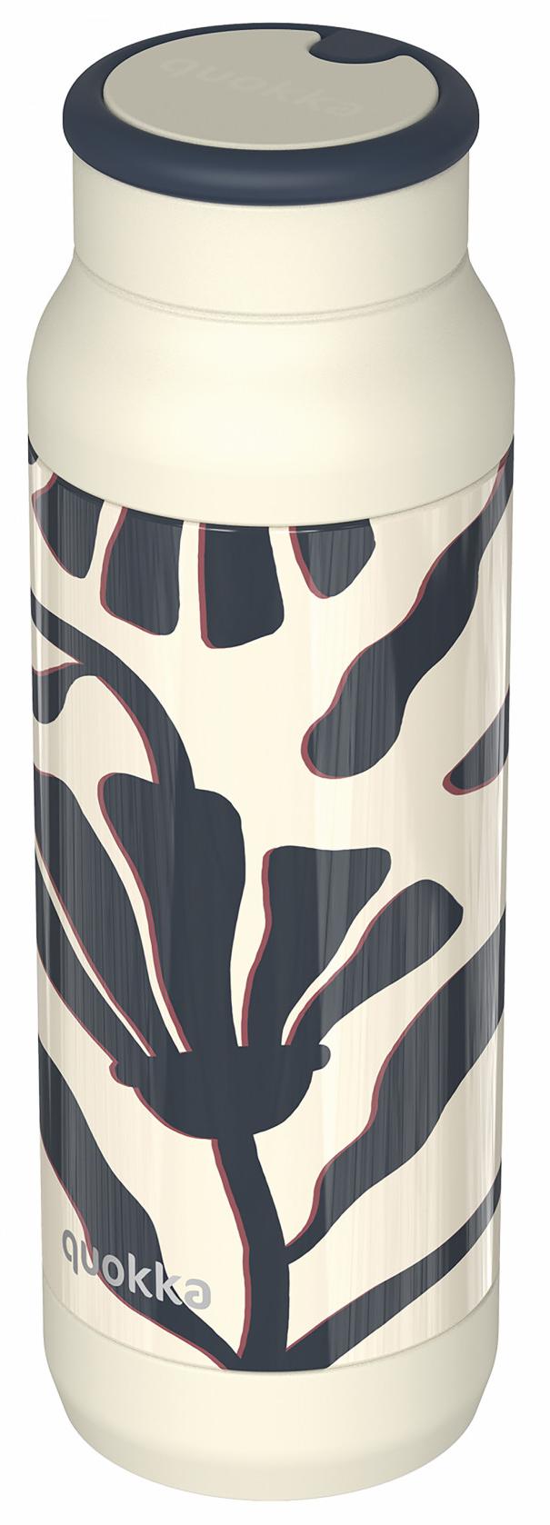 Sticlă termică Quokka Pulse - Abstract Leaves, 700 ml