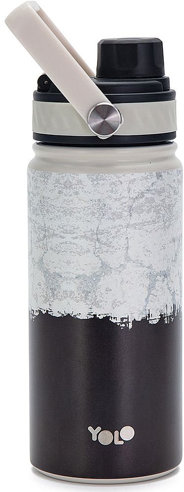 Sticlă termică YOLO - Black And White, 500 ml