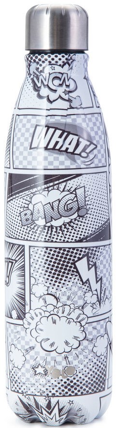 Sticlă termică YOLO Comics - Black and White, 500 ml
