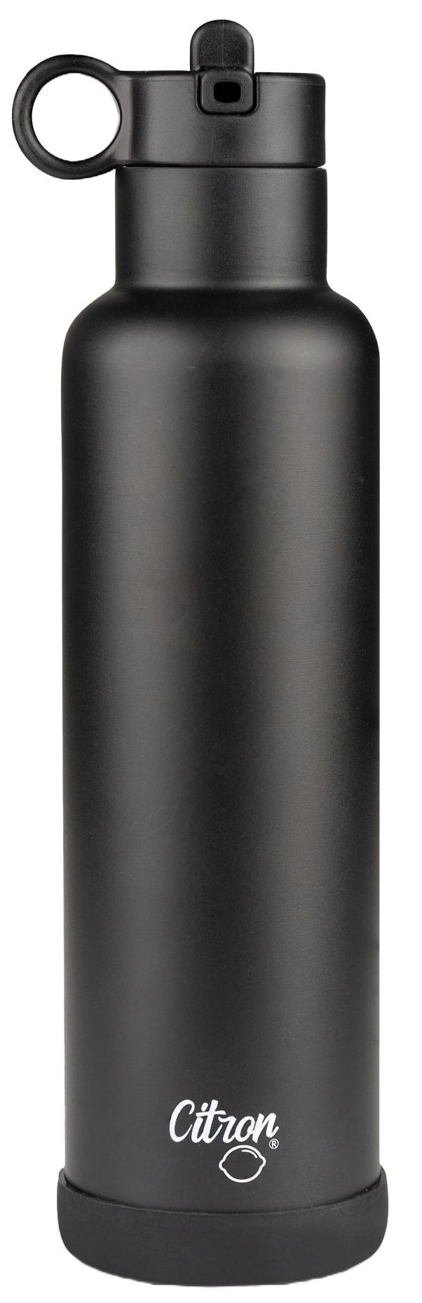 Sticlă termică pentru apă Citron - 750 ml, neagră