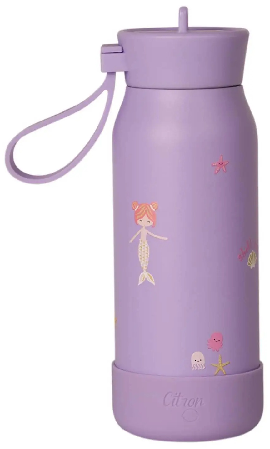 Sticlă termică pentru apă Citron - Mermaid, 250 ml, mov