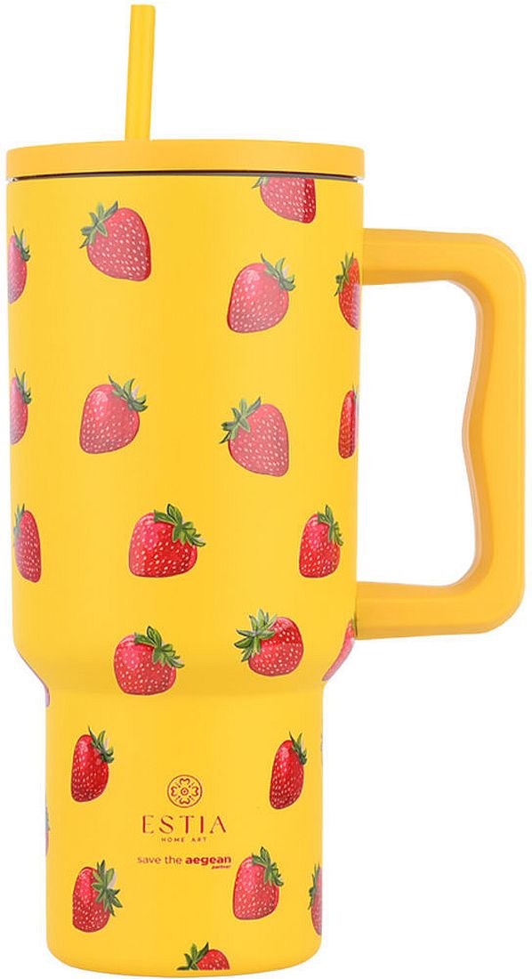 Cană termică Estia Save the Aegean - Berry Bright, 900 ml