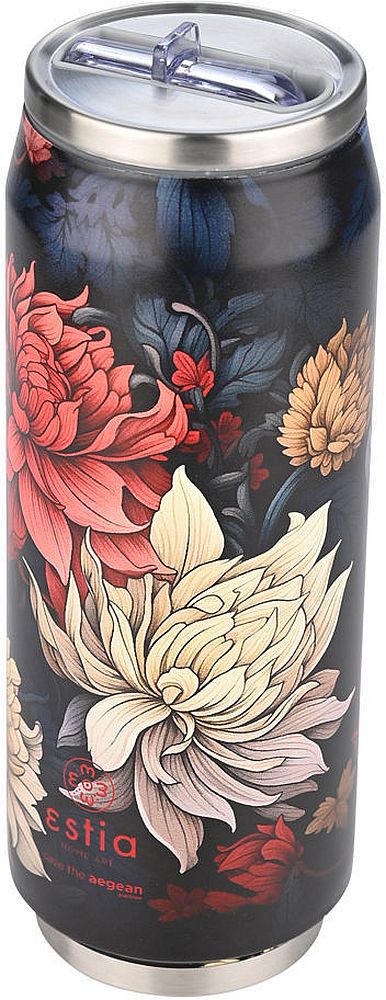 Cană termos Estia Save the Aegean - Midnight Blossom, 500 ml